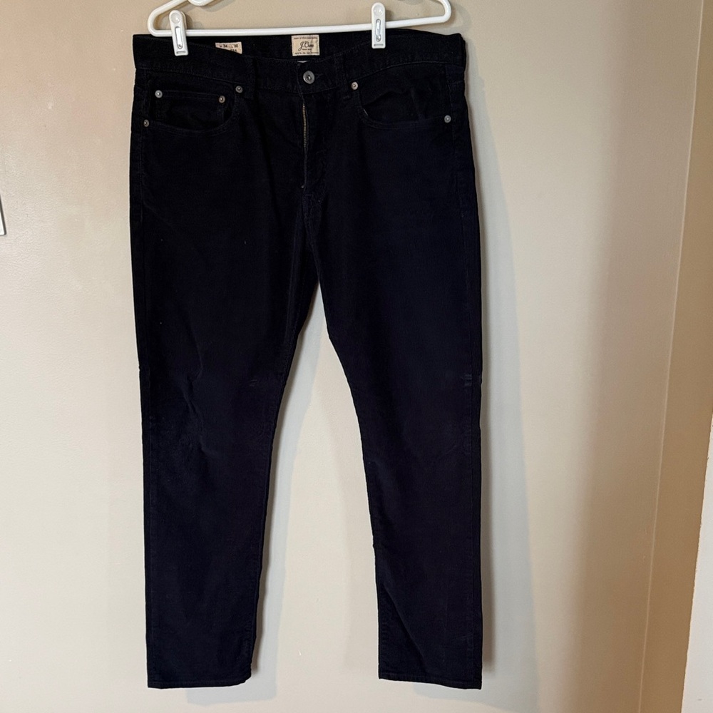 J. Crew Men's Dark Corduroy Pants